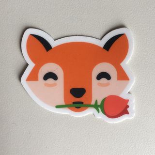 Copyright IG @mozsticker: Turns out the fox is a fan of the Bachelorette.  Who knew? 😄🌹