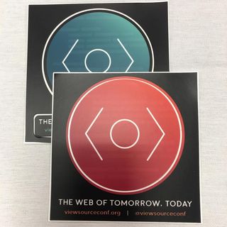 Copyright IG @mozsticker: View Source, a conference from Mozilla.  These are from last year in Berlin, but there's another one this year in London on October 27th!