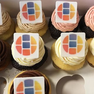 Copyright IG @mozsticker: Hopscotch cupcakes! Sooo tasty…(From Prarie Girl Bakery.) #hopscotch #cupcakes