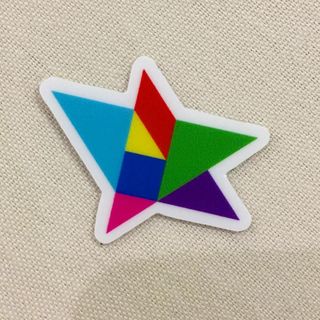 Copyright IG @mozsticker: The Design System tangram, Austin edition! ⭐️
