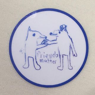 Copyright IG @mozsticker: Friends matter!
(Another @michelleheubusch’s daughter original. 😃) #fox #sticker #moregoodadvice #2017