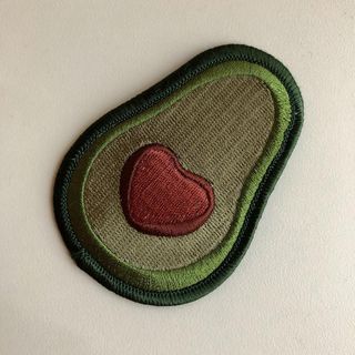 Copyright IG @mozsticker: Proposed new Mountain View MozSpace logo, in patch-form. 🥑😄 #notreally #justtrollingpotch #forgetwhereipickedthisup(See also: https://twitter.com/potch/status/966773169859174400 ) #2018