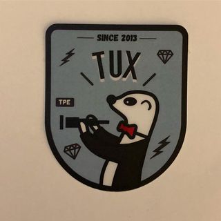 Copyright IG @mozsticker: Tux: the mascot of the Taipei UX Team! 😃