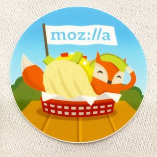 Copyright IG @mozsticker: TacoFox! Like tacocat, only more foxish and less palindromic… 🙂