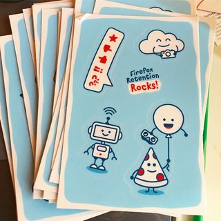 Copyright IG @mozsticker: Sometimes I get a single sticker; other times I get a stack of@multiple stickers. 😂