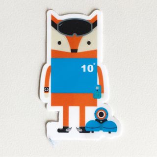 Copyright IG @mozsticker: The fox also likes sports…