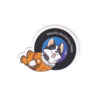 Mozilla Marketing PMO with a dog in a space suit.