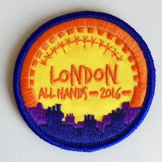 Copyright IG @mozsticker: One of the rare London All-Hands patches! (The colours weren’t right, so they didn’t hand them out unless you asked for one. 🙂)