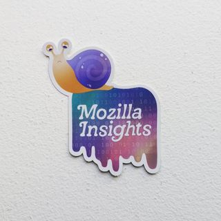 Copyright IG @mozsticker: Holographic Snail from Mozilla Insights.