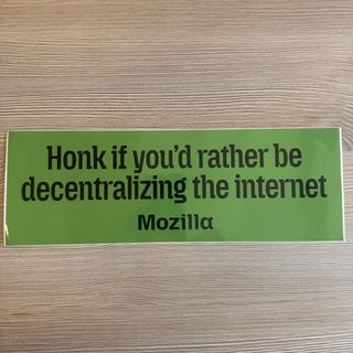 Honk if you'd rather be decentralizing the internet
