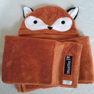 Foxy baby towel